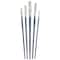 Silver Brush Limited Bristlon Long Filbert Brushes, Set of 5